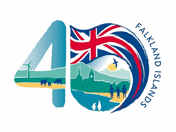 falklands 40th logo